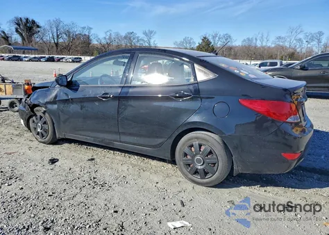2016 Hyundai Accent Se z USA, uszkodzony, nr VIN KMHCT4AE7GU077775
